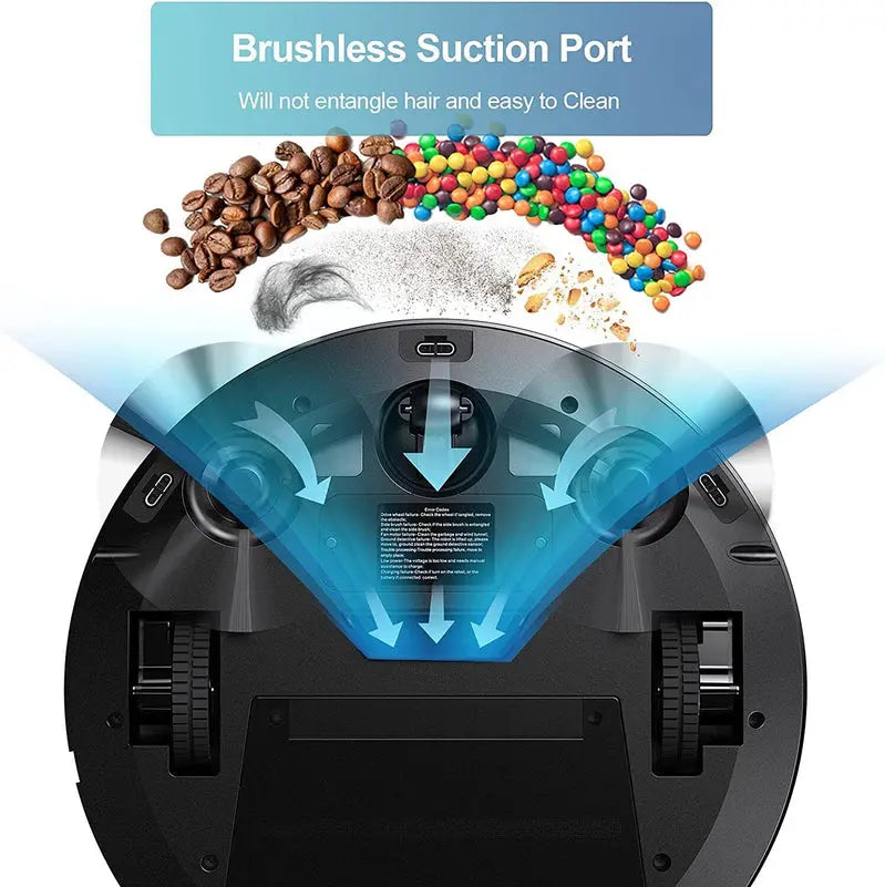 2-in-1 Robot Vacuum &amp; Mop: 2500Pa Suction. Smart Navigation &amp; Auto-Mopping