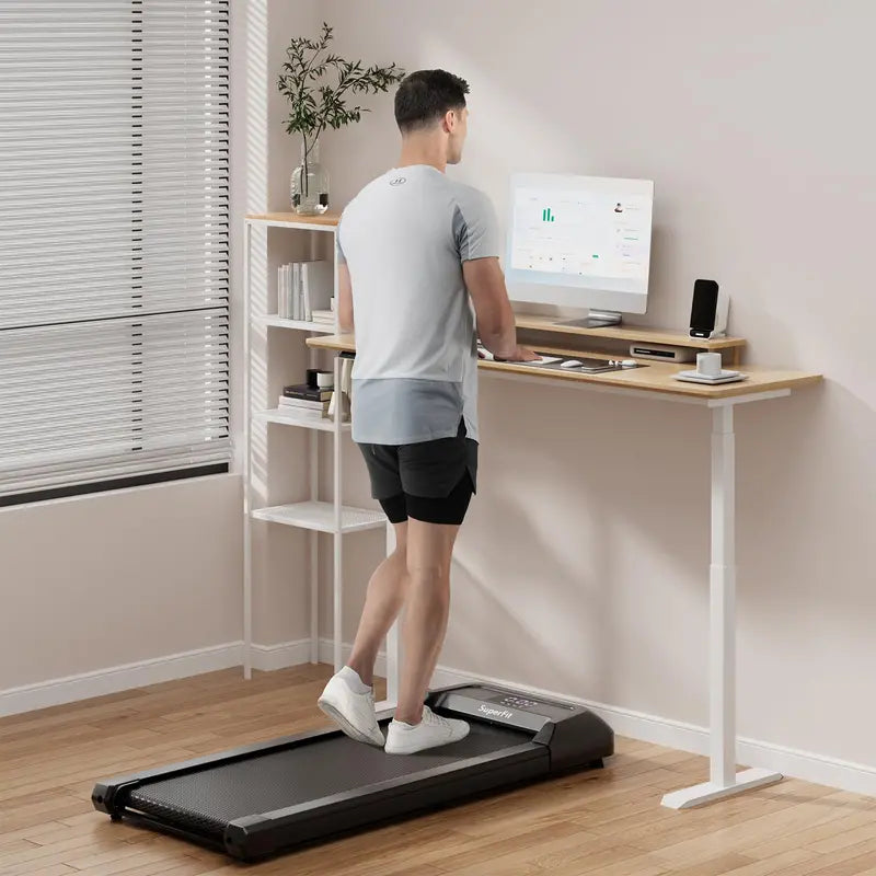 2-in-1 Under-Desk Walking Pad ¨C Foldable Treadmill with 265 LB Weight Capacity