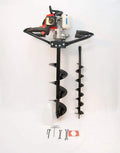 2-Man Handheld Post Hole Digger &amp; Earth Auger ¨C 63cc EPA-Certified Engine with 6″ &amp; 10″ Bits