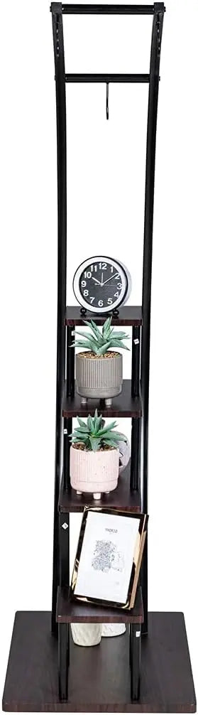2-Pack Black GDLF 5-Tier Half Moon Metal Plant Stand for Home. Patio. &amp; Garden