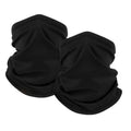 2-Pack Fleece Neck Gaiters for Skiing. Running. and Cold-Weather Layering