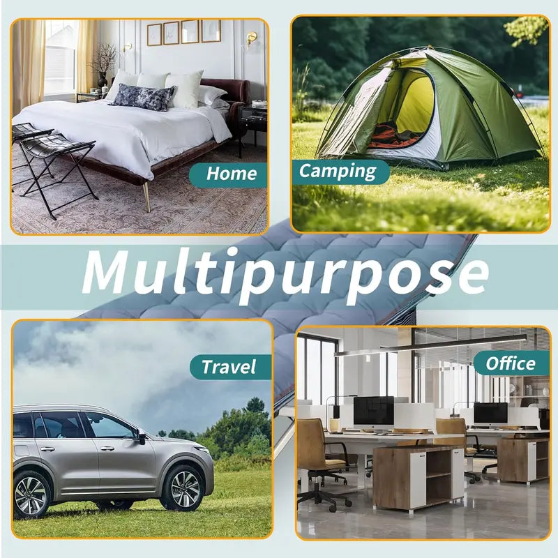2-Pack Heavy-Duty Folding Camping Cots ¡ª Includes Mattresses & Carry Bags for Home. Outdoor or Guest Use