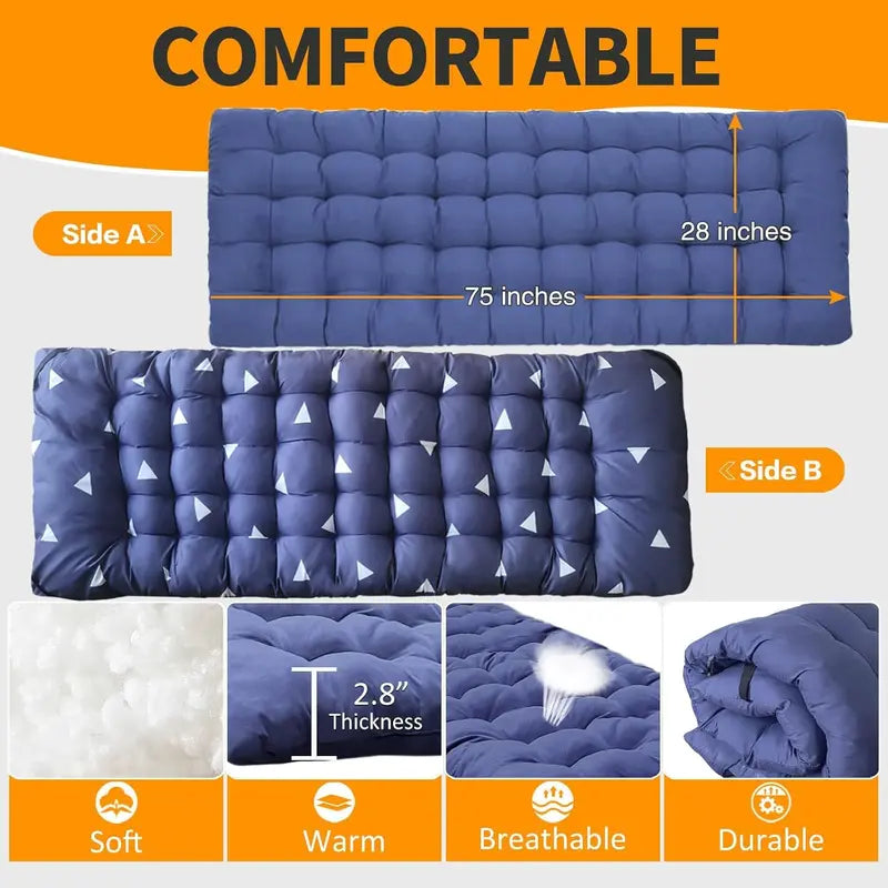 2-Pack Heavy-Duty Folding Camping Cots ¡ª Includes Mattresses & Carry Bags for Home. Outdoor or Guest Use