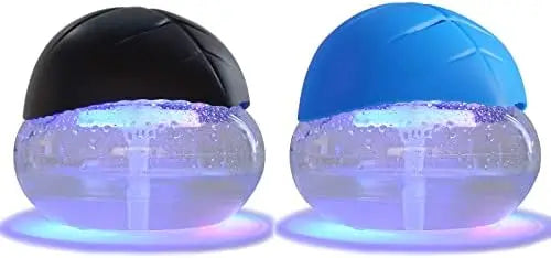 2-Pack Water-Based Air Purifier with LED Mood Light for Home &amp; Office