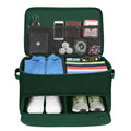 2-Tier Vehicle Storage Organizer with Dedicated Shoe Compartment for Trunk