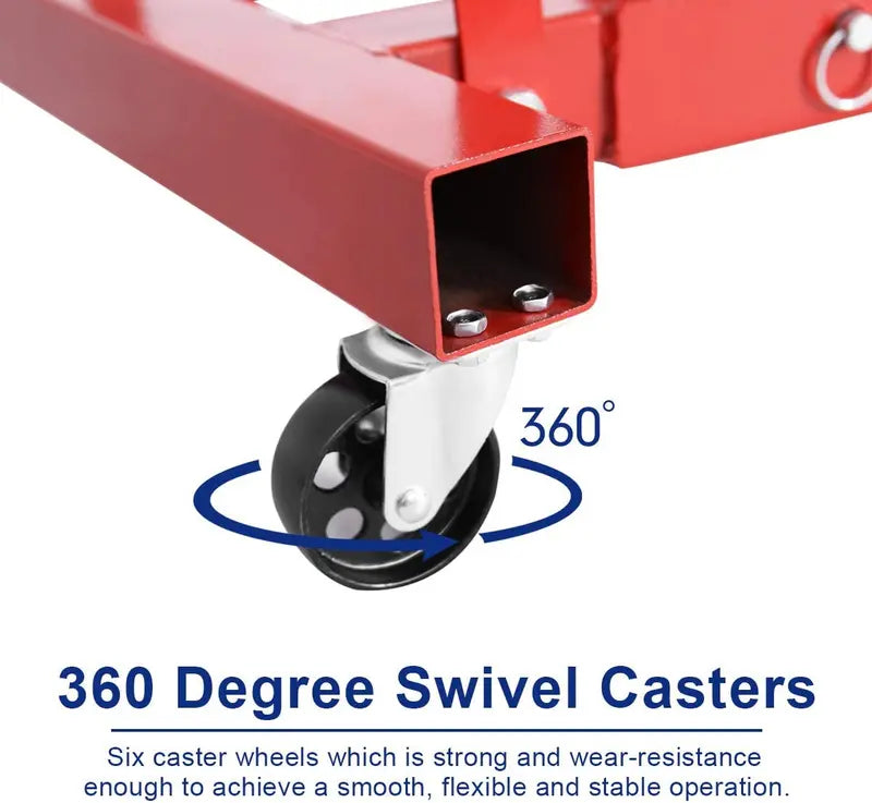 2-Ton Folding Engine Hoist ¨C Portable Cherry Picker Crane for Auto Shops