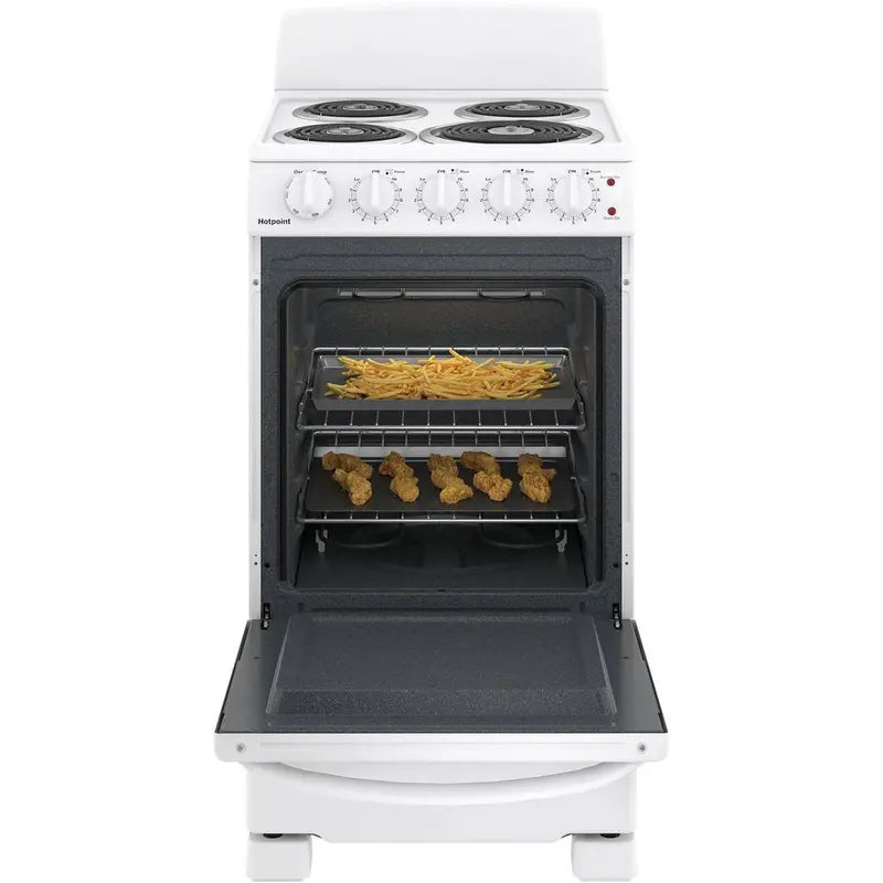 20-Inch 4-Burner Electric Freestanding Range ¡ª White Finish