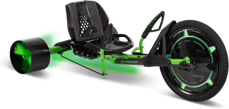 20-Inch Drift Tricycle for Kids ¨C LED-Equipped. Steel-Frame Ride with Height-Adjustable Seat