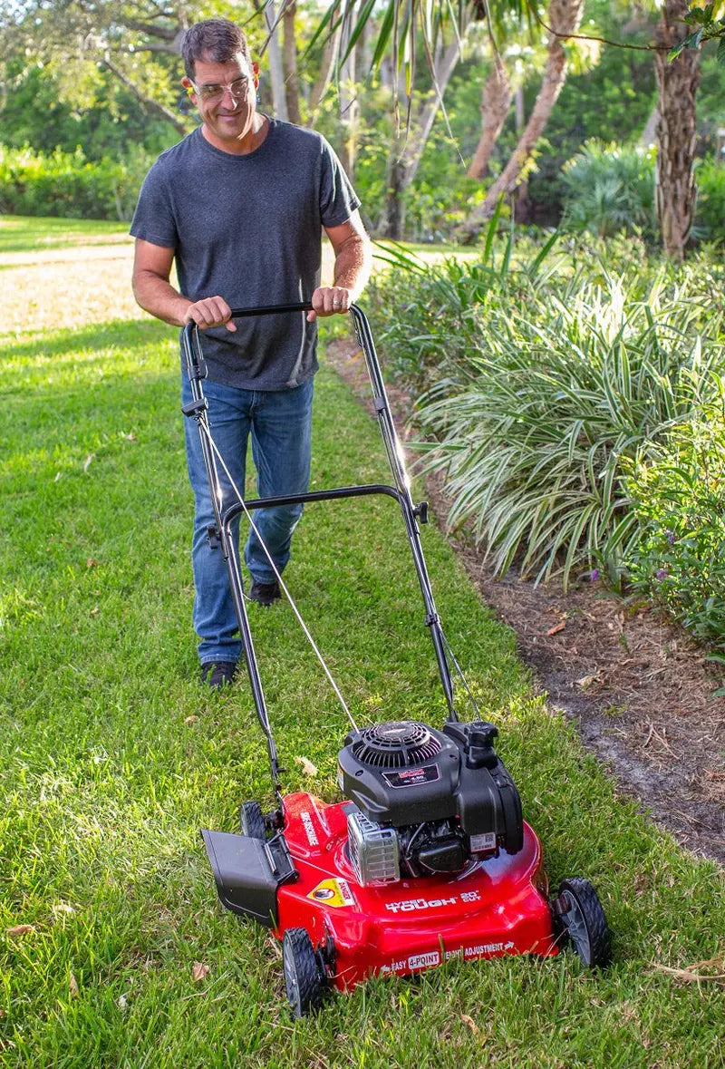 20-Inch Gas-Powered Push Lawn Mower with Briggs &amp; Stratton Engine