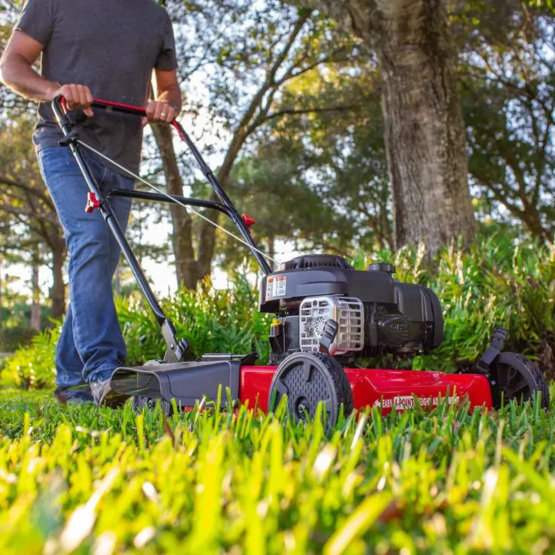 20-Inch Gas-Powered Push Mower ¨C 125cc Briggs &amp; Stratton Engine. Walk-Behind Design