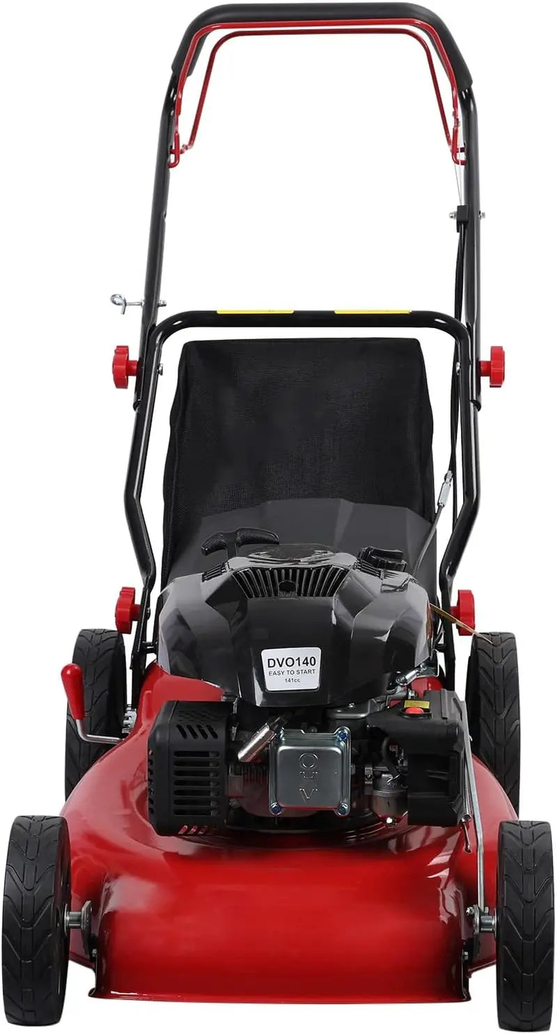 20-Inch Rear-Wheel Drive Gas Lawn Mower ¨C 141cc 4-Stroke Engine. 50L Grass Catcher. 2850 RPM Blade Speed