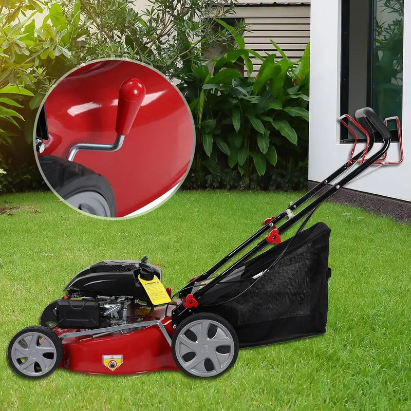20-Inch Rear-Wheel Drive Gas Lawn Mower ¨C 141cc 4-Stroke Engine. 50L Grass Catcher. 2850 RPM Blade Speed