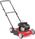 20-Inch Steel-Deck Gas Push Mower ¨C Side-Discharge Lawn Tractor Alternative. Pre-Oiled Engine. Red & Black Finish