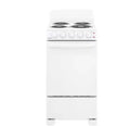 20-Inch White Freestanding Electric Range ¡ª 4-Burner Cooktop
