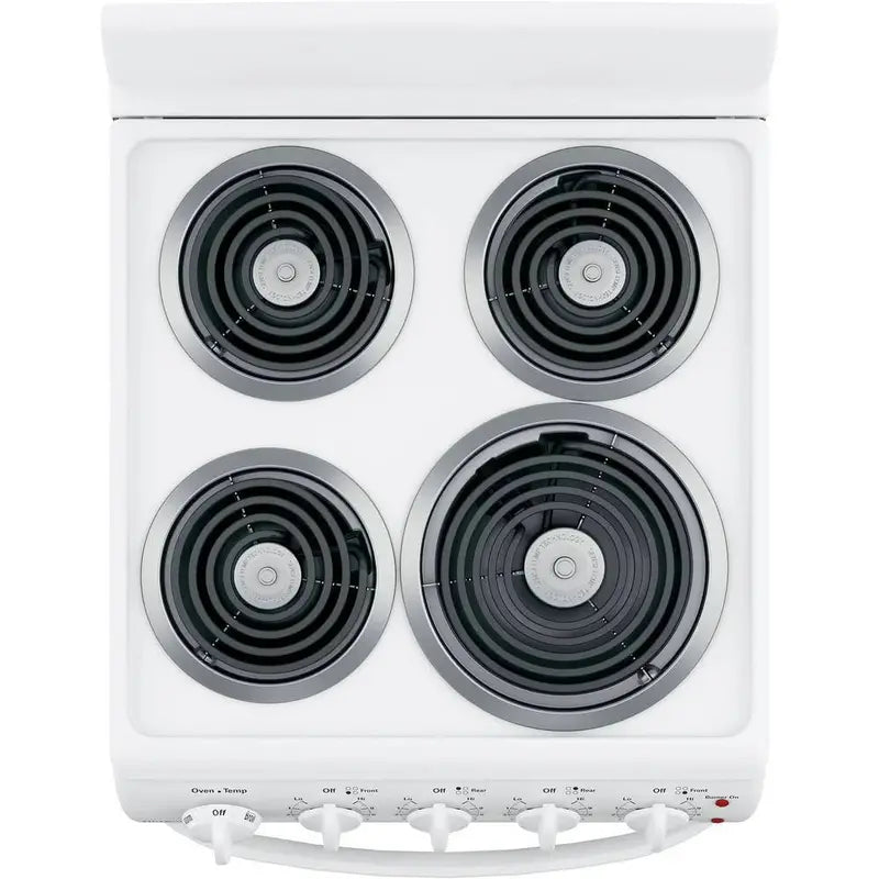 20-Inch White Freestanding Electric Range ¡ª 4-Burner Cooktop