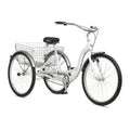 2025 Schwinn Meridian Adult Tricycle – Low-Step Beach Cruiser with 26″ Wheels. Rear Basket & Comfort Seat