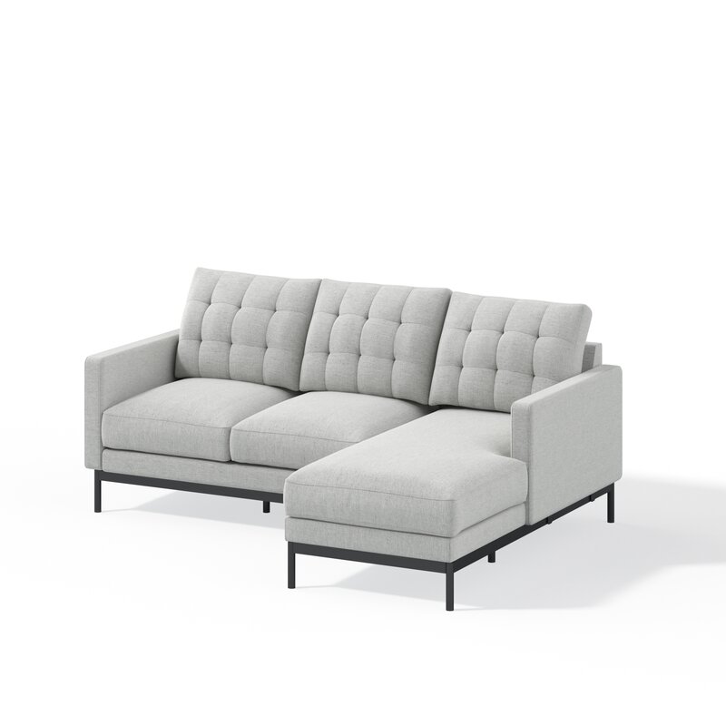 Thompson 77.6′′ Wide Reversible Modular Sofa & Chaise
