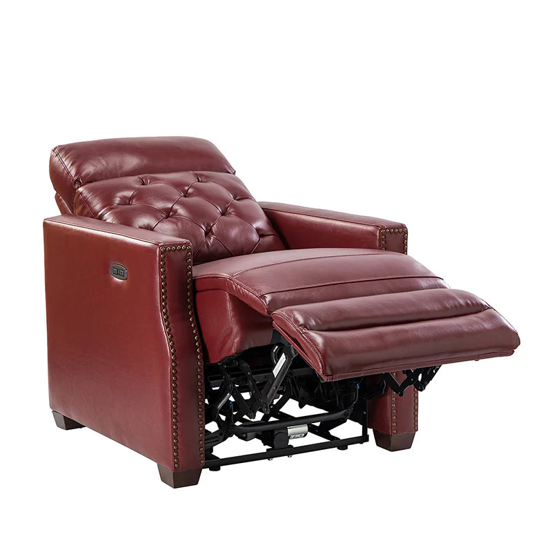 Carlota 31.5 Wide Genuine Leather Power Recliner