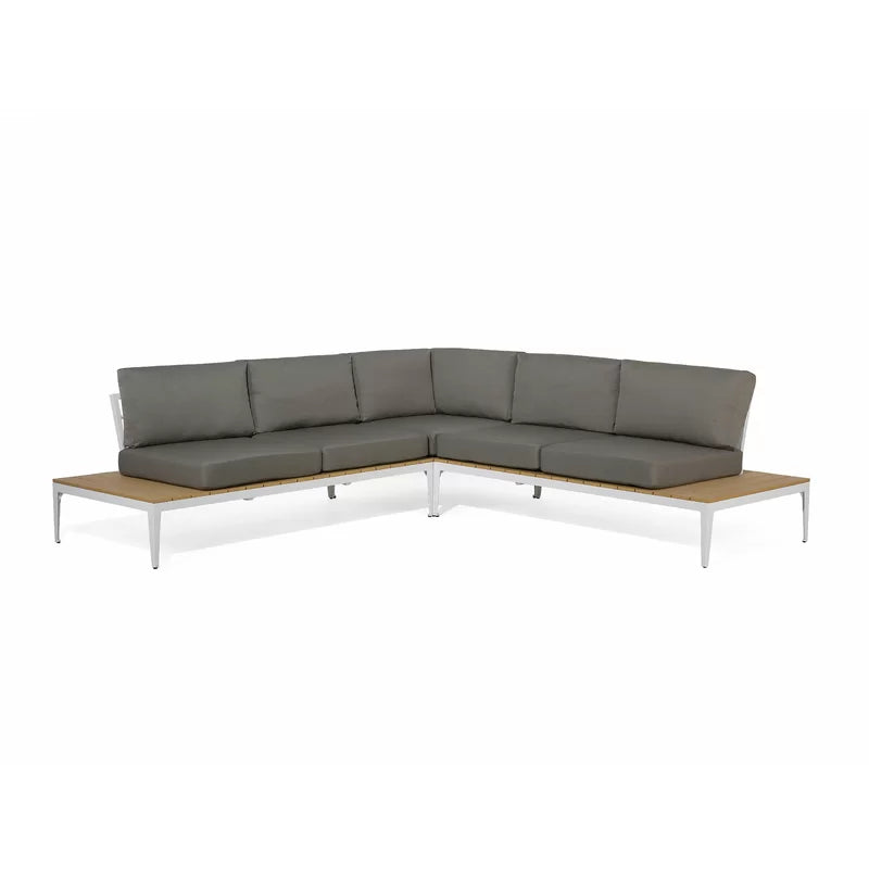 Kirch Wicker 5 - Person Garden Lounge Set with Cushions