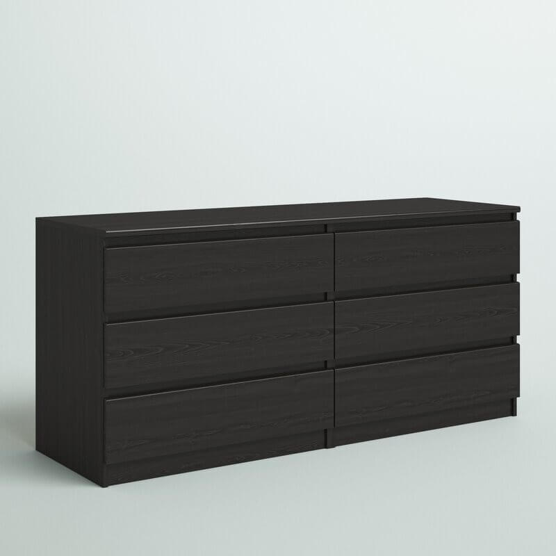 Kepner 6 Drawer 60.5 W Double Dresser
