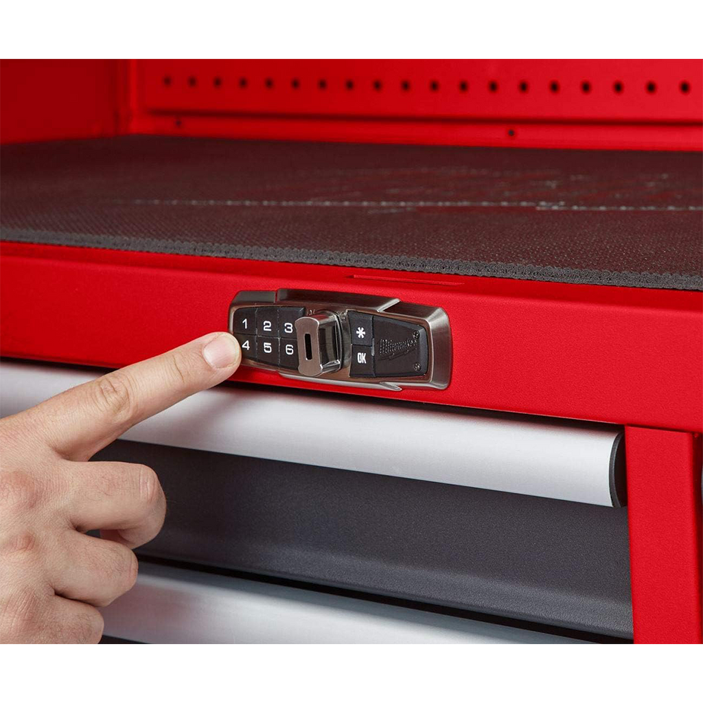 Milwaukee 56 Premium 18-Drawer Tool Box Chest and Cabinet Combo with Electronic Keypad Lock