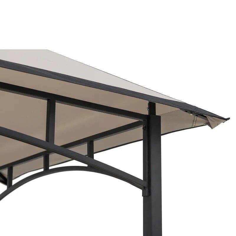 Bayamo 8 Ft. W x 5 Ft. D Steel Grill Gazebo