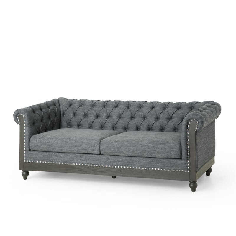 Pausch 78.75 Rolled Arm Chesterfield Sofa