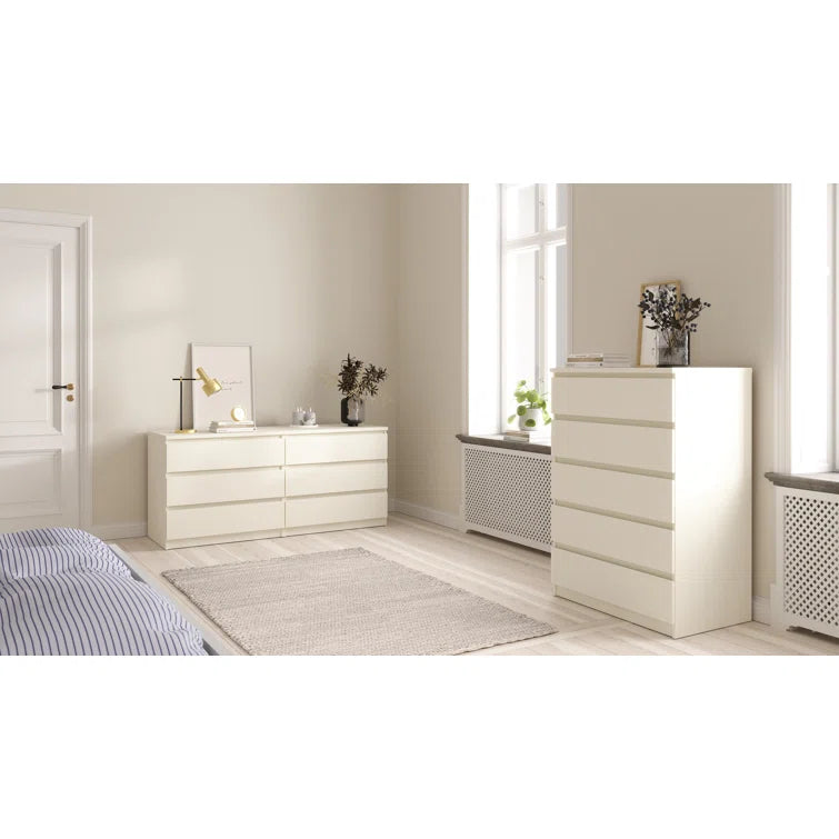 Jada 6 Drawer 60.5 W Double Dresser