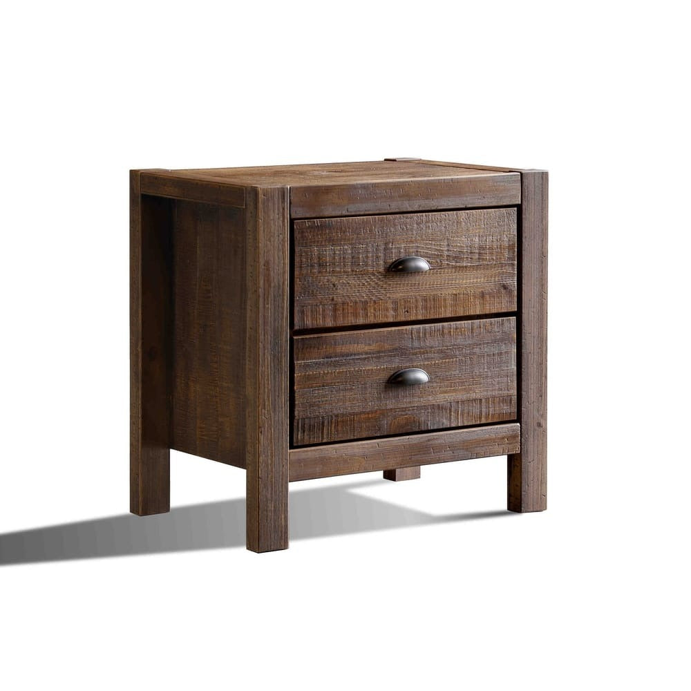 Montauk Solid Wood 2-drawer Nightstand