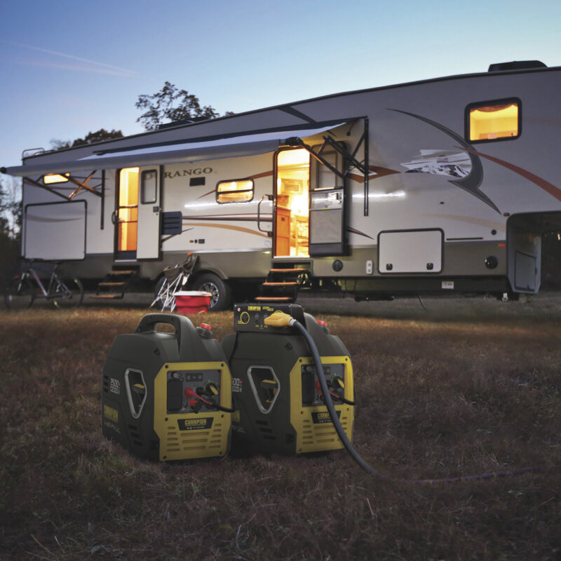 CHAMPION POWER EQUIPMENT DUAL FUEL INVERTER GENERATOR 2500 SURGE WATTS