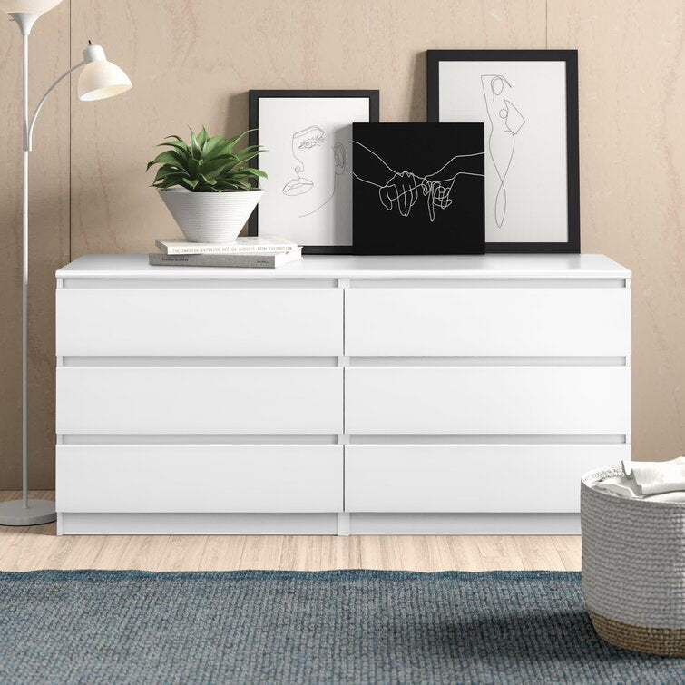 Kepner 6 Drawer 60.5 W Double Dresser