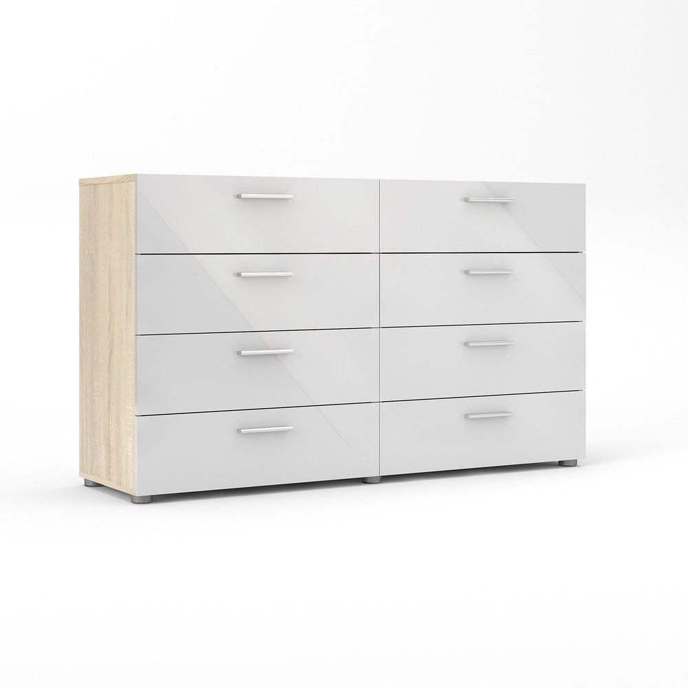Porch & Den Angus Space-saving 8-Drawer Double Dresser