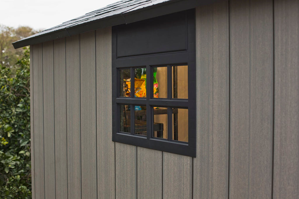 Oakland 7.5 ft. W x 7.5 ft. D Plastic Storage Shed