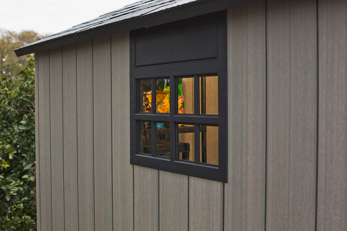 Oakland 7.5 ft. W x 7.5 ft. D Plastic Storage Shed