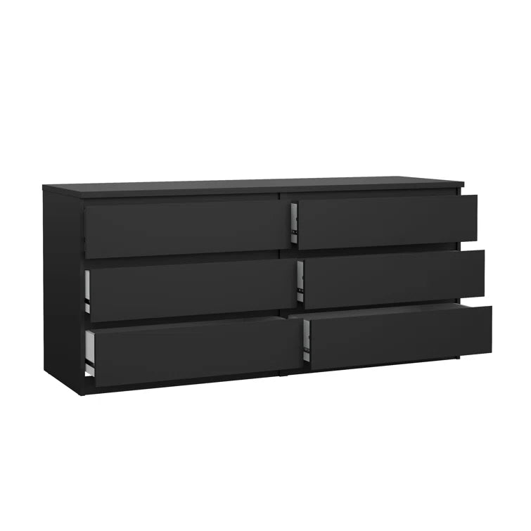 Jada 6 Drawer 60.5 W Double Dresser