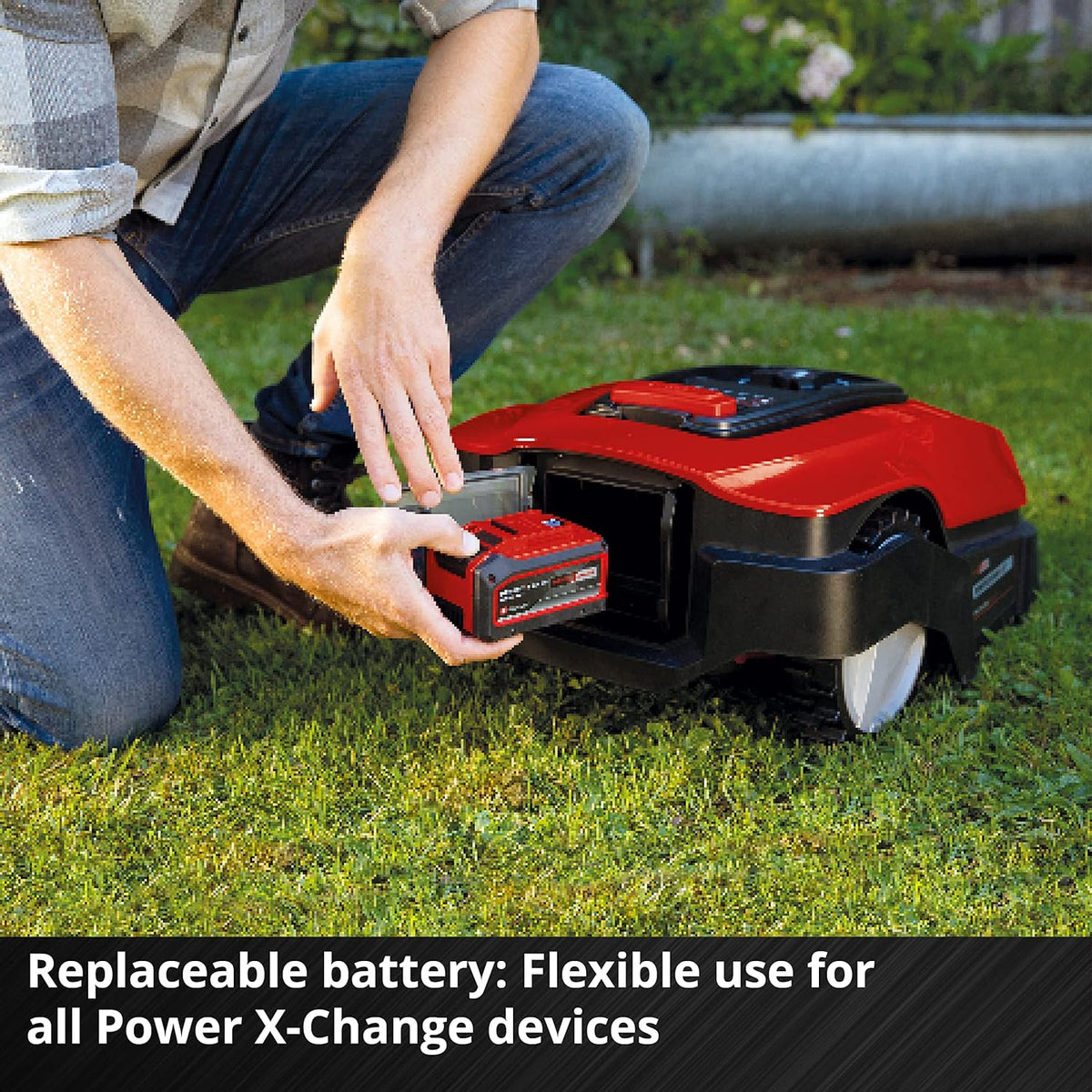 Einhell Power X-Change 18V Robotic Lawnmower With Charging