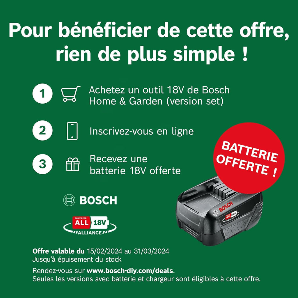 Bosch tondeuse à gazon sans fil CityMower 18V-32-300