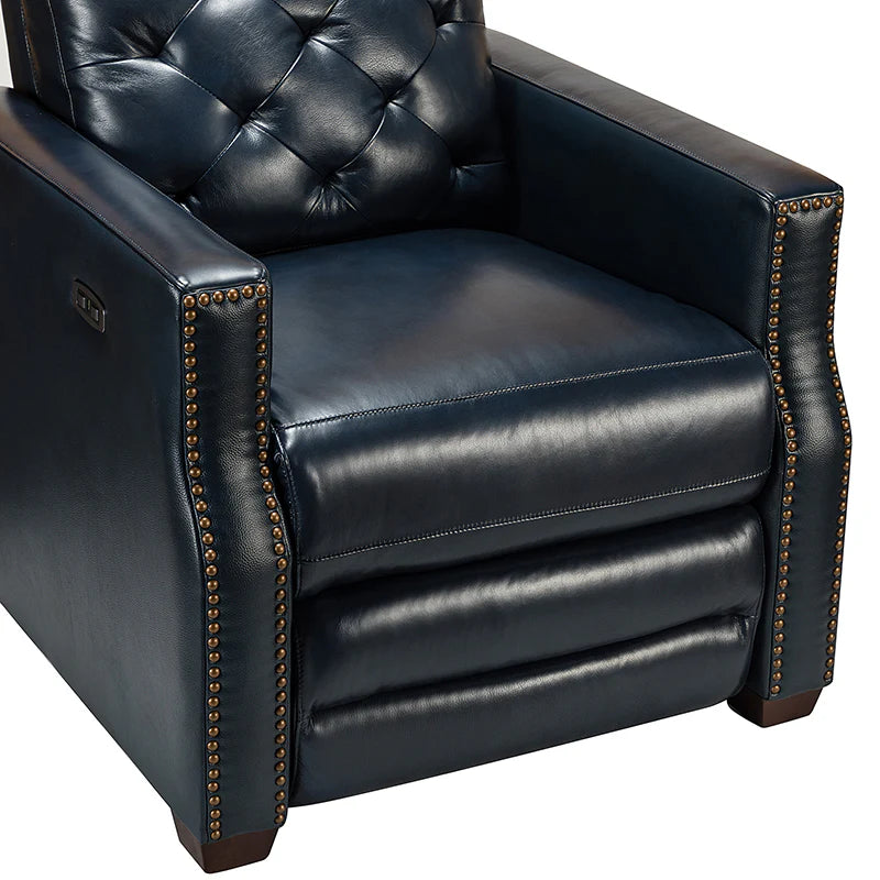 Carlota 31.5 Wide Genuine Leather Power Recliner