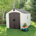8 Ft. W x 10 Ft. D Plastic Traditional Storage Shed