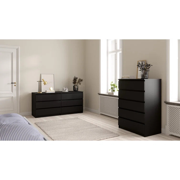 Jada 6 Drawer 60.5 W Double Dresser
