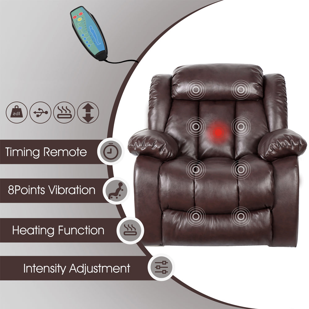 💥Clearance Sale🔥 Best MassageTheater Seating for Home| Power Electric Recliner Chair Movie Theater Seats with USB Port. Side Pocket