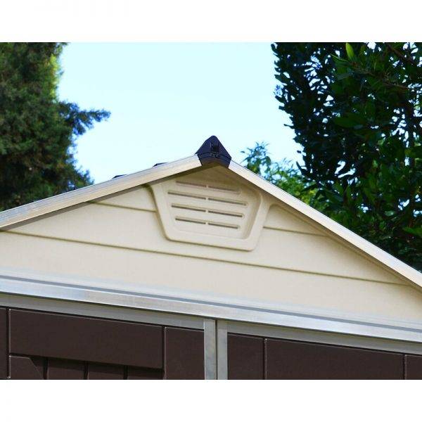 SkyLight 6 ft. W x 8 ft. D Plastic Storage Shed