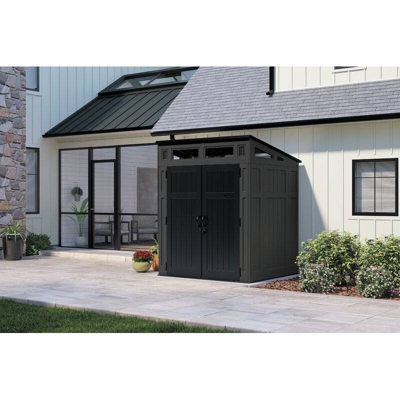 Modernist 6 Ft. X 5 Ft. Resin Storage Shed