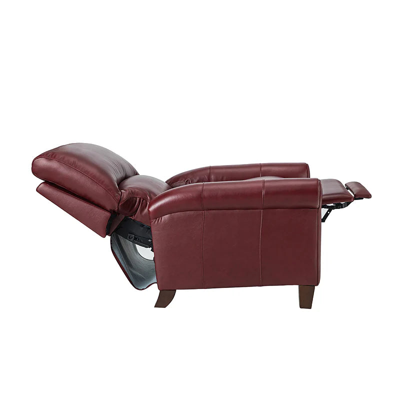 Eliana 33.07 Wide Genuine Leather Manual Recliner