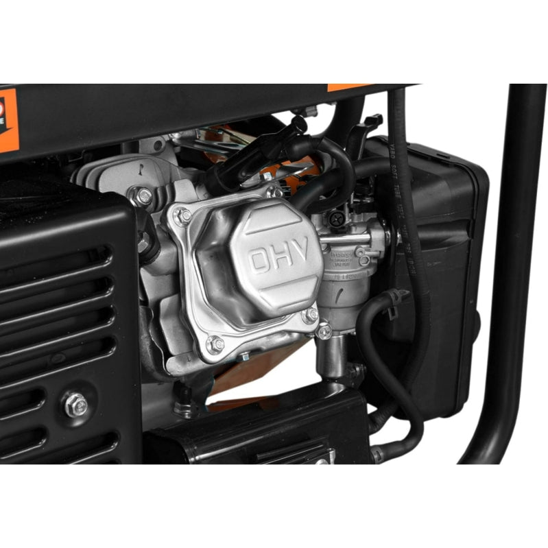 WEN DF475T Dual Fuel 240V Portable Generator with Electric Start Transfer Switch Ready. 4750-Watt. CARB Compliant