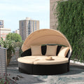 Antashia 70'' Wide Outdoor Patio Daybed with Cushions