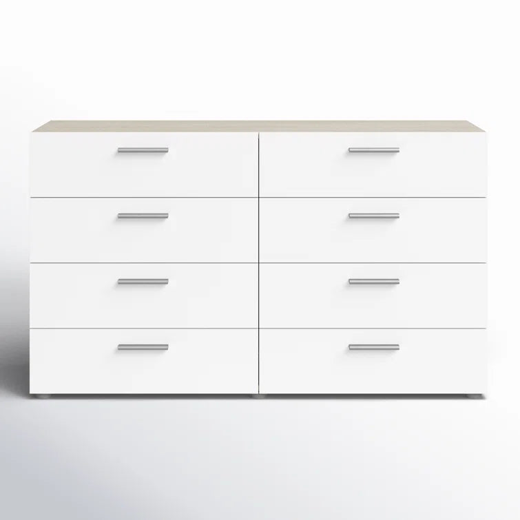 Jantz 8 Drawer 55.12 W Double Dresser