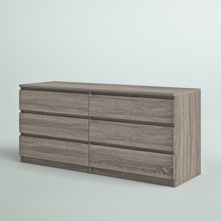 Kepner 6 Drawer 60.5 W Double Dresser