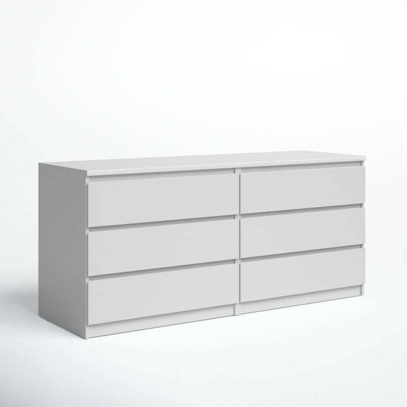 Kepner 6 Drawer 60.5 W Double Dresser