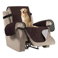 H.VERSAILTEX Reversible Quilted Recliner Covers Recliner Chair Cover Water Resistant Furniture Protector Washable Couch Cover with Elastic Straps